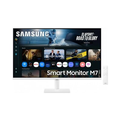 Samsung Smart Monitor M7 (M70f) 32" 4k-Skärm, Vit Samsung Smart Monitor M7 (M70f) 32" 4k-Skärm, Vit