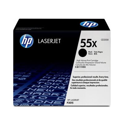 HP 55x -Laserpatron, Svart HP 55x -Laserpatron, Svart