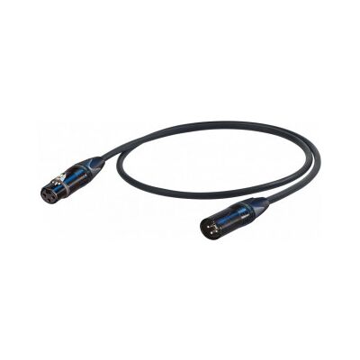 Proel Professionell-Xlr-Mikrofonkabel, 1m, Svart Proel Professionell-Xlr-Mikrofonkabel, 1m, Svart