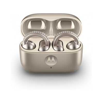 Motorola Moto Buds Loop Trådlösa Hörlurar, Oak Swarovski Motorola Moto Buds Loop Trådlösa Hörlurar, Oak Swarovski