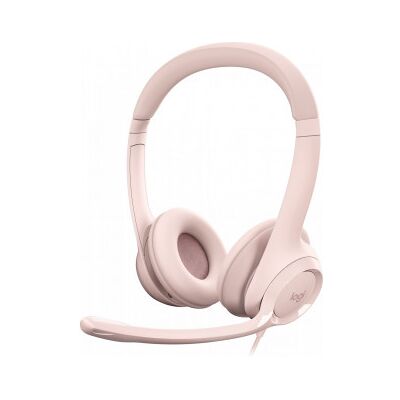 Logitech H390-Hörlursmikrofon, Rosa Logitech H390-Hörlursmikrofon, Rosa