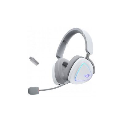 Asus Rog Delta Ii Trådlösa Gamingheadset, Vit Asus Rog Delta Ii Trådlösa Gamingheadset, Vit