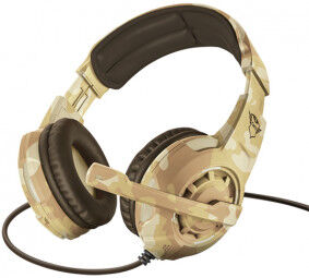 Trust GXT 310D gamingheadset  - Öken-camo Trust GXT 310D gamingheadset  - Öken-camo