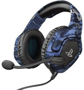 Trust GXT 488 Forze PS4-gaminghörlurar - Sininen camo Trust GXT 488 Forze PS4-gaminghörlurar - Sininen camo