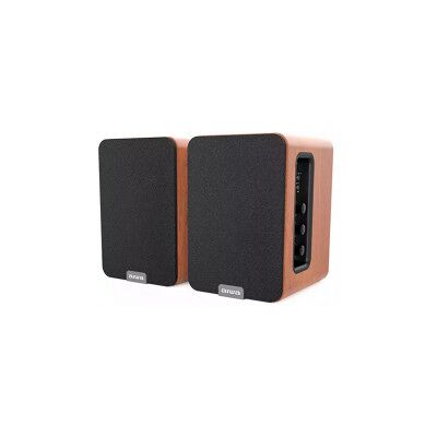Aiwa Spa-200br Aktivt Högtalarpar Med Hdmi, Brun Aiwa Spa-200br Aktivt Högtalarpar Med Hdmi, Brun