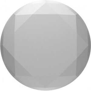 PopSockets Popgrip -Hållare, Metallic Diamond Silver