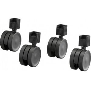 Elfa Ställningshjul 4 St, Svartade Elfa Ställningshjul 4 St, Svartade