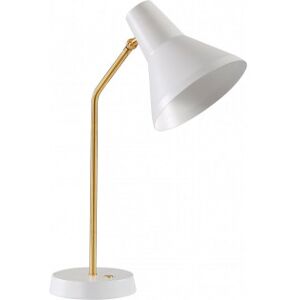 Innolux Carin -Bordlampa, E27, Vit/mässing Innolux Carin -Bordlampa, E27, Vit/mässing