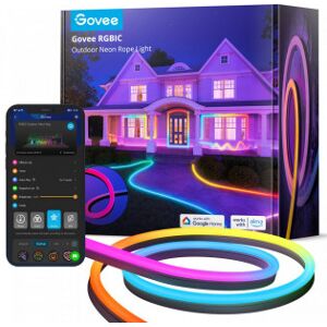 Govee RGBIC Neon LED-strip - 10m Vattentät för Utomhusbruk Govee RGBIC Neon LED-strip - 10m Vattentät för Utomhusbruk