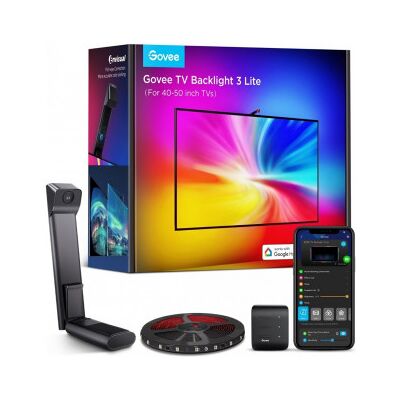 Govee H6097 TV-belysning - RGBICW, Wi-Fi+Bluetooth, 40-50 Tum Govee H6097 TV-belysning - RGBICW, Wi-Fi+Bluetooth, 40-50 Tum