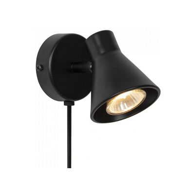 Nordlux Eik Vägglampa, Matt Svart Nordlux Eik Vägglampa, Matt Svart