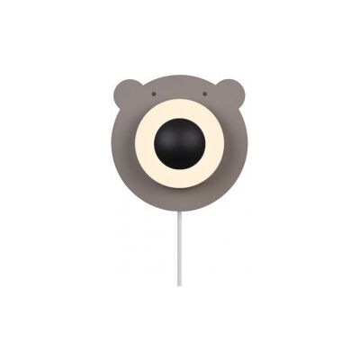 Nordlux Bruna Bear Vägglampa - Barnvänlig, E14, Brun Nordlux Bruna Bear Vägglampa - Barnvänlig, E14, Brun