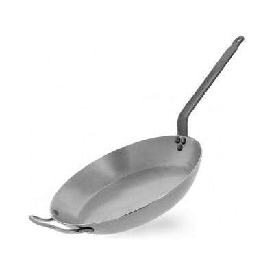 De Buyer Kolstål Stekpanna 32cm - Hållbar & Non-stick De Buyer Kolstål Stekpanna 32cm - Hållbar & Non-stick