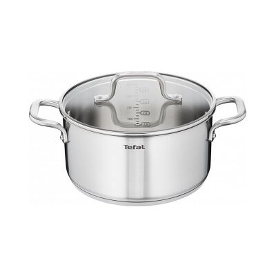 Tefal Virtuoso -Gryta, 24 Cm / 5,3 L, Rostfritt Stål Tefal Virtuoso -Gryta, 24 Cm / 5,3 L, Rostfritt Stål