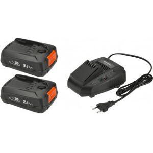 Gardena Startkit P4a Pba 18v/45 + Al 1830, 2 X 2,5 Ah Batterier Och La