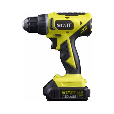 Statt 18v Sladdlös Borrmaskin Och 2 Ah Batteri Statt 18v Sladdlös Borrmaskin Och 2 Ah Batteri