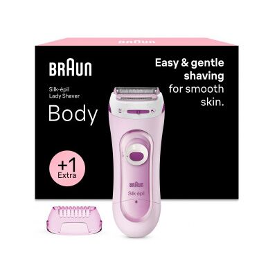 Braun Silk·épil Lady Shaver + 1 Tillbehör, Ls5100, Rosa Braun Silk·épil Lady Shaver + 1 Tillbehör, Ls5100, Rosa