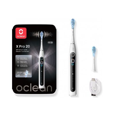 Oclean X Pro 20 Eltandborste, Vit Oclean X Pro 20 Eltandborste, Vit