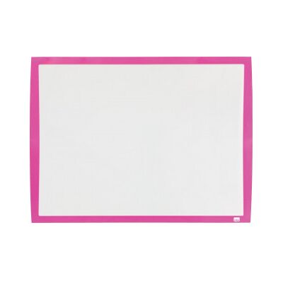 Nobo - Magnetisk Whiteboard, 58,5 X 43 Cm, Rosa Ram Nobo - Magnetisk Whiteboard, 58,5 X 43 Cm, Rosa Ram