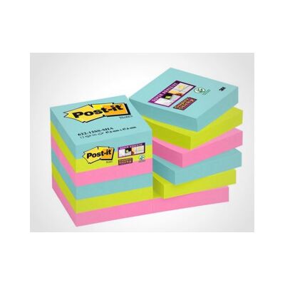 3M Post-It Super-Sticky Anteckningsblock 47,6 X 47,6 Mm 3M Post-It Super-Sticky Anteckningsblock 47,6 X 47,6 Mm
