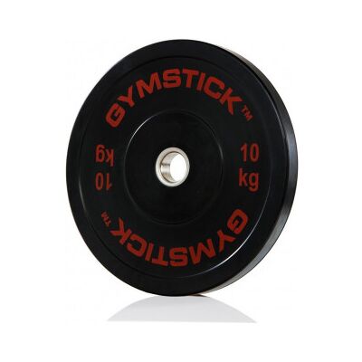 Gymstick Bumper Plate 10kg - Olympisk, Hållbar, Standard Gymstick Bumper Plate 10kg - Olympisk, Hållbar, Standard