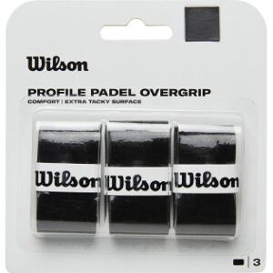 Wilson Profile Padel Overgrip -Påläggsgrepp, 3 St, Svart
