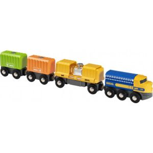 Brio World 33982 - Godståg Och 3 Vagnar