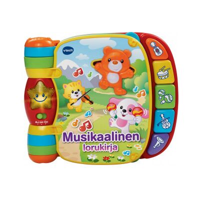 Vtech Baby Musikbok - Interaktiva sidor med över 40 låtar - Finska Vtech Baby Musikbok - Interaktiva sidor med över 40 låtar - Finska
