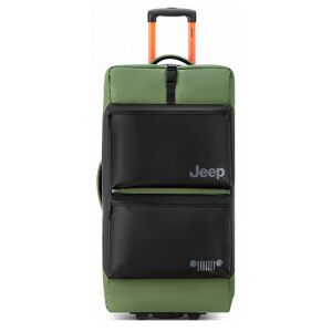 Delsey Jeep Js006b Trolley Duffle Resväska, 82 Cm, Grön Delsey Jeep Js006b Trolley Duffle Resväska, 82 Cm, Grön