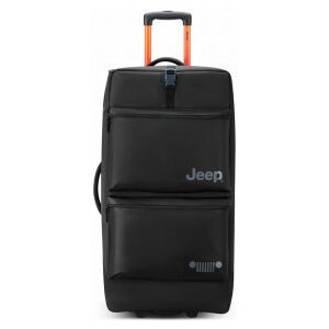 Delsey Jeep Js006b Trolley Duffle Resväska, 82 Cm, Svart Delsey Jeep Js006b Trolley Duffle Resväska, 82 Cm, Svart
