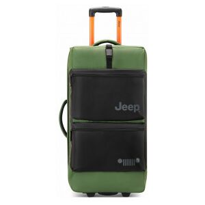 Delsey Jeep Js006b Trolley Duffle Resväska, 73 Cm, Grön Delsey Jeep Js006b Trolley Duffle Resväska, 73 Cm, Grön