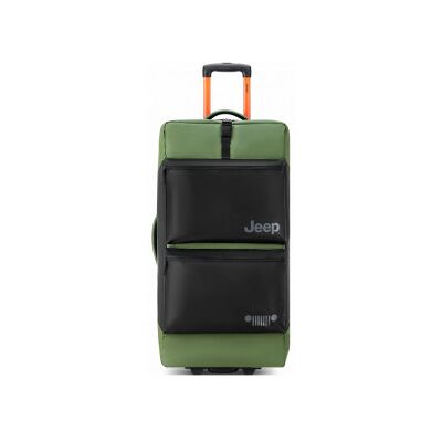 Delsey Jeep Js006b Trolley Duffle Resväska, 82 Cm, Grön Delsey Jeep Js006b Trolley Duffle Resväska, 82 Cm, Grön