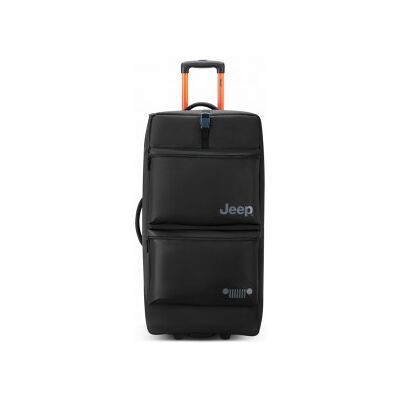 Delsey Jeep Js006b Trolley Duffle Resväska, 82 Cm, Svart Delsey Jeep Js006b Trolley Duffle Resväska, 82 Cm, Svart