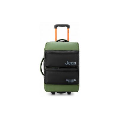 Delsey Jeep Js006b Trolley Duffle Resväska, 55 Cm, Grön Delsey Jeep Js006b Trolley Duffle Resväska, 55 Cm, Grön