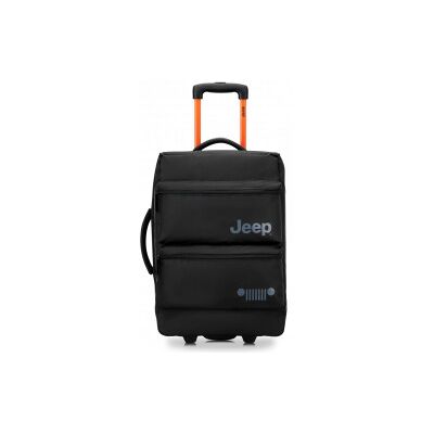 Delsey Jeep Js006b Trolley Duffle Resväska, 55 Cm, Svart Delsey Jeep Js006b Trolley Duffle Resväska, 55 Cm, Svart