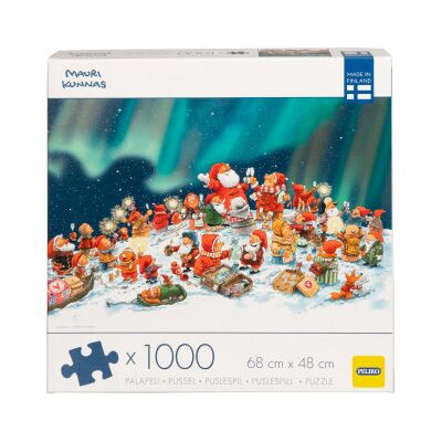 Mauri Kunnas Julpussel 1000 Bitar - Pussel Mauri Kunnas Julpussel 1000 Bitar - Pussel