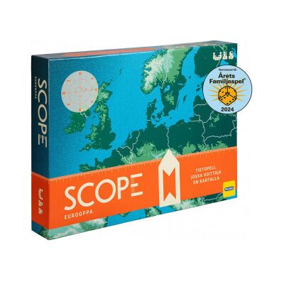 Finskt Scope Brädspel - Geografiquiz för 2-5 Spelare - 30 Min Finskt Scope Brädspel - Geografiquiz för 2-5 Spelare - 30 Min