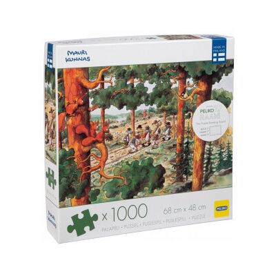 Peliko Mauri Kunnas Bröderna På Resa, Pussel 1000 Bitar Peliko Mauri Kunnas Bröderna På Resa, Pussel 1000 Bitar