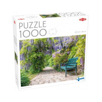 Tactic Wisteria Alley In Blossom, Pussel 1000 Bitar Tactic Wisteria Alley In Blossom, Pussel 1000 Bitar
