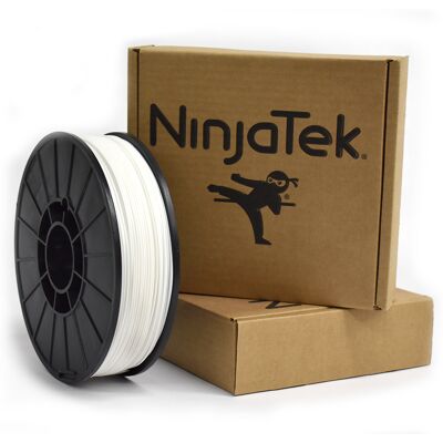 NinjaTek NinjaFlex Filament - 1.75mm - 1 kg - Snow White NinjaTek NinjaFlex Filament - 1.75mm - 1 kg - Snow White