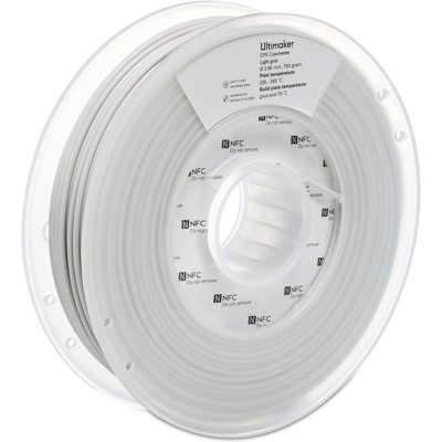 Ultimaker CPE - 2.85 mm - 750 g - Light Gray Ultimaker CPE - 2.85 mm - 750 g - Light Gray