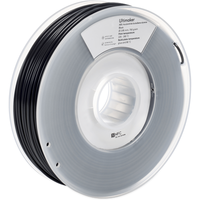 Ultimaker M2560 Svart 750g 3D Filament - ABS - 750 g Ultimaker M2560 Svart 750g 3D Filament - ABS - 750 g