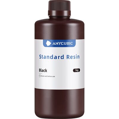 Anycubic Standard Resin Svart 1kg Anycubic Standard Resin Svart 1kg
