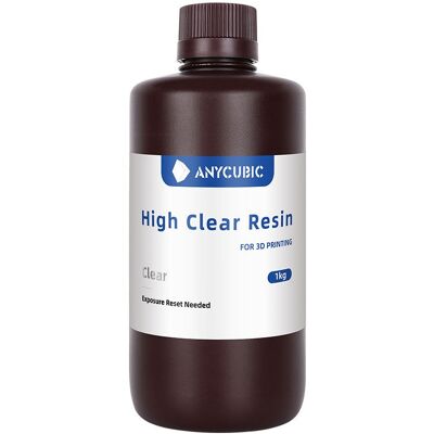 Anycubic - High Clear Resin 1kg Anycubic - High Clear Resin 1kg