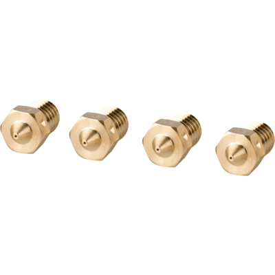 PrimaCreator P120 Brass Nozzle 0,4 mm - 4 pcs PrimaCreator P120 Brass Nozzle 0,4 mm - 4 pcs