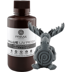 PrimaCreator Value UV / DLP Resin - 500 ml - Nebula Grå