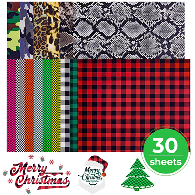 xTool Patterned Heat Transfer Vinyl - 30-pack xTool Patterned Heat Transfer Vinyl - 30-pack