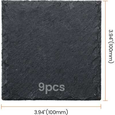 AlgoLaser Square Slate Coaster (9 pcs) AlgoLaser Square Slate Coaster (9 pcs)