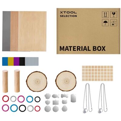 XTOOL XT KA020122000 - Laser Materialpaket - 10 Material för Laserutrustning XTOOL XT KA020122000 - Laser Materialpaket - 10 Material för Laserutrustning