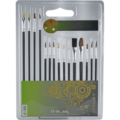Acrylicos Vallejo Brush set 15 PCS Acrylicos Vallejo Brush set 15 PCS